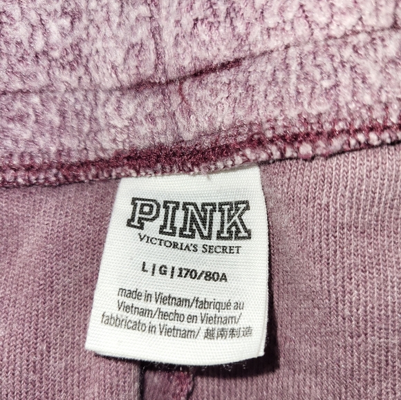 Vs pink cozy jogger sweatpants, women's large. NWOT. - Picture 5 of 9